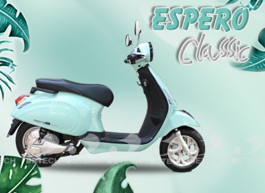 Xe máy điện Vespa Espero Classic - đèn tròn - 2022
